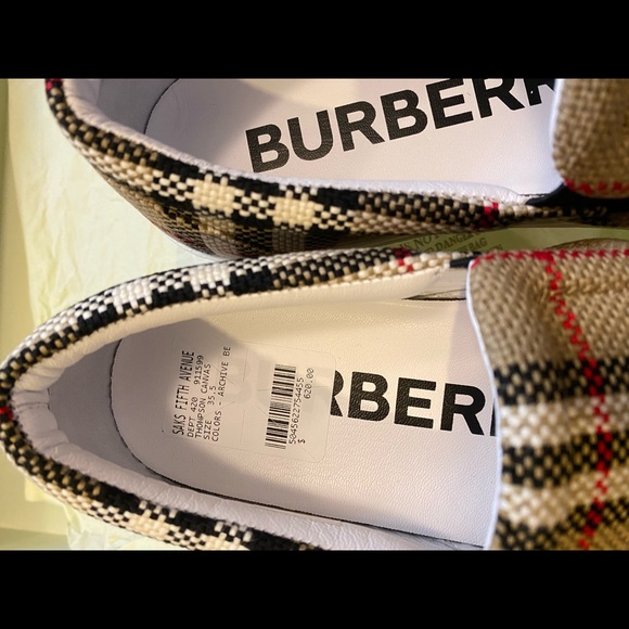 Burberry Slip On Sneaker LF Thompson L Check - Picture 9 of 13